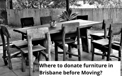 Where To Donate Furniture in Brisbane Before Moving?